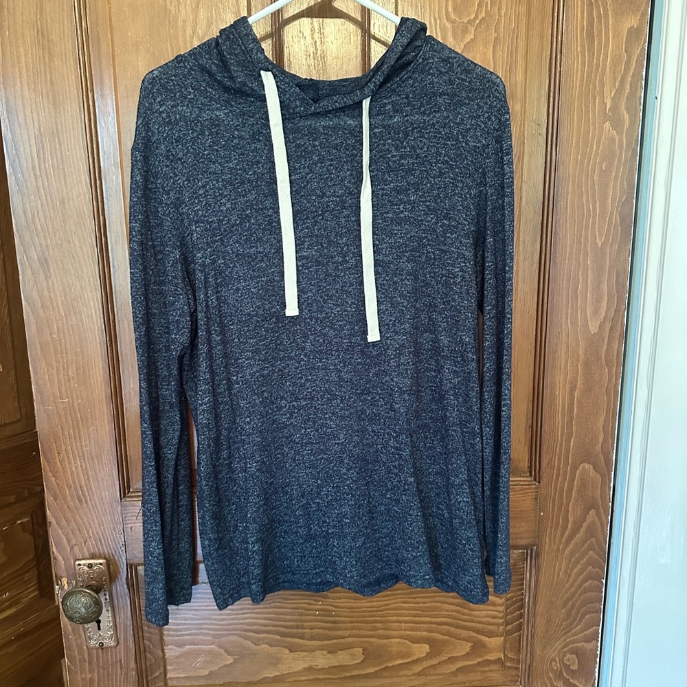 ZYIA Active Heather Navy Boyfriend Hoodie